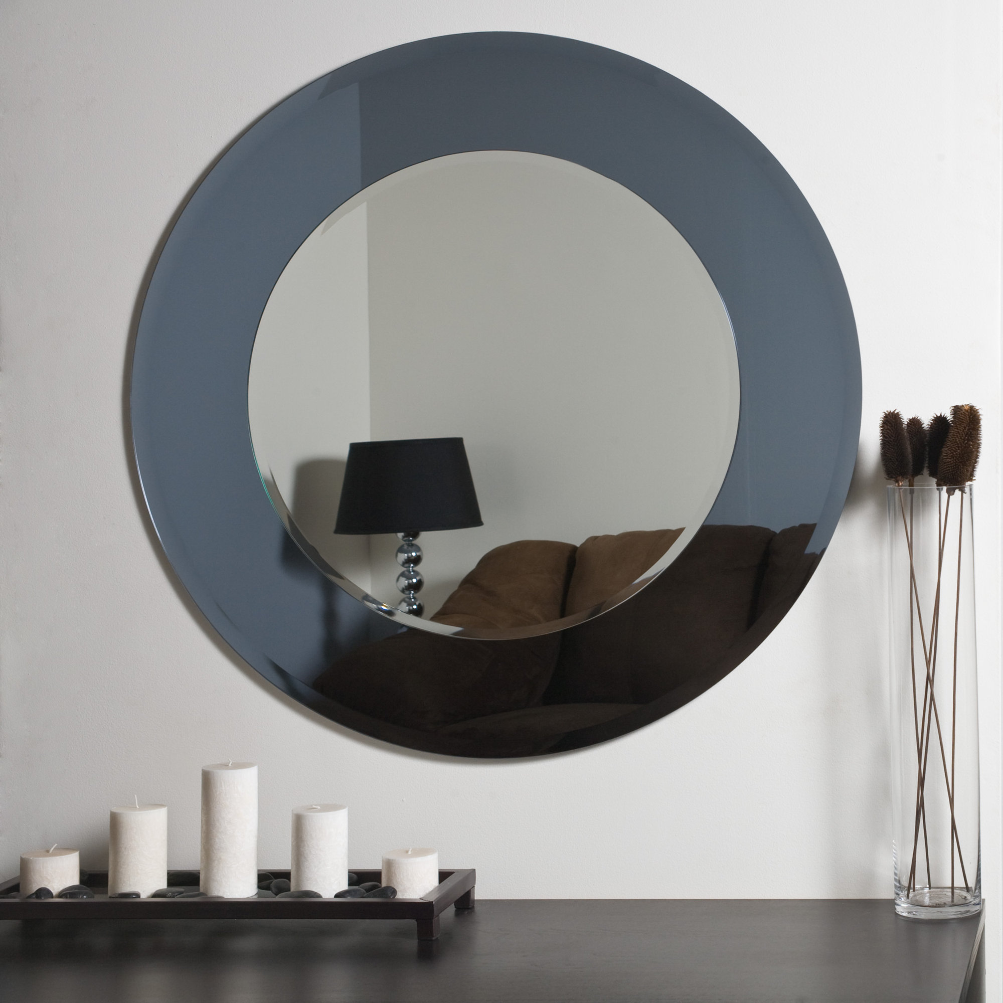 Camilla Modern Round Wall Mirror & Reviews AllModern